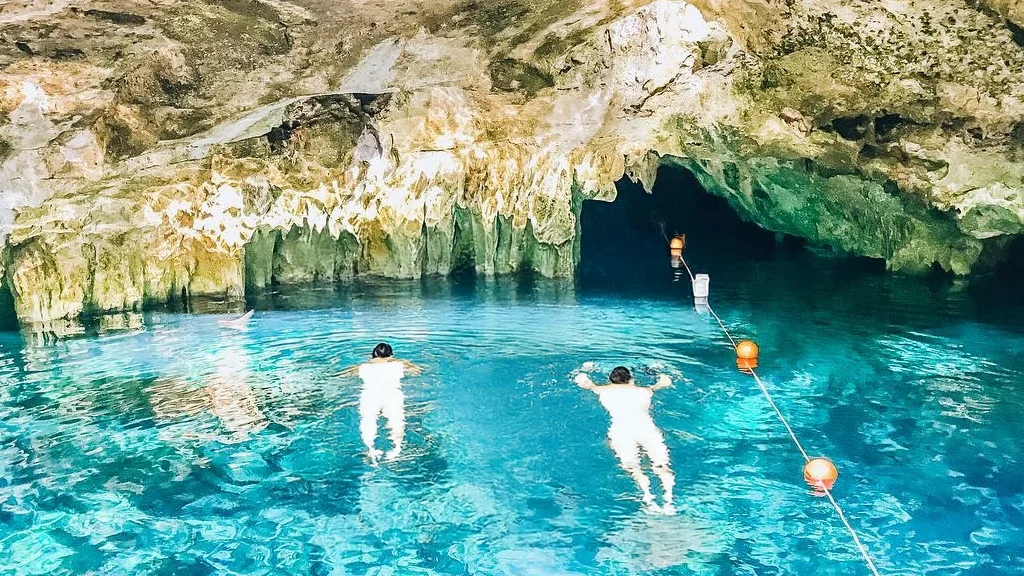 gran cenote swimming