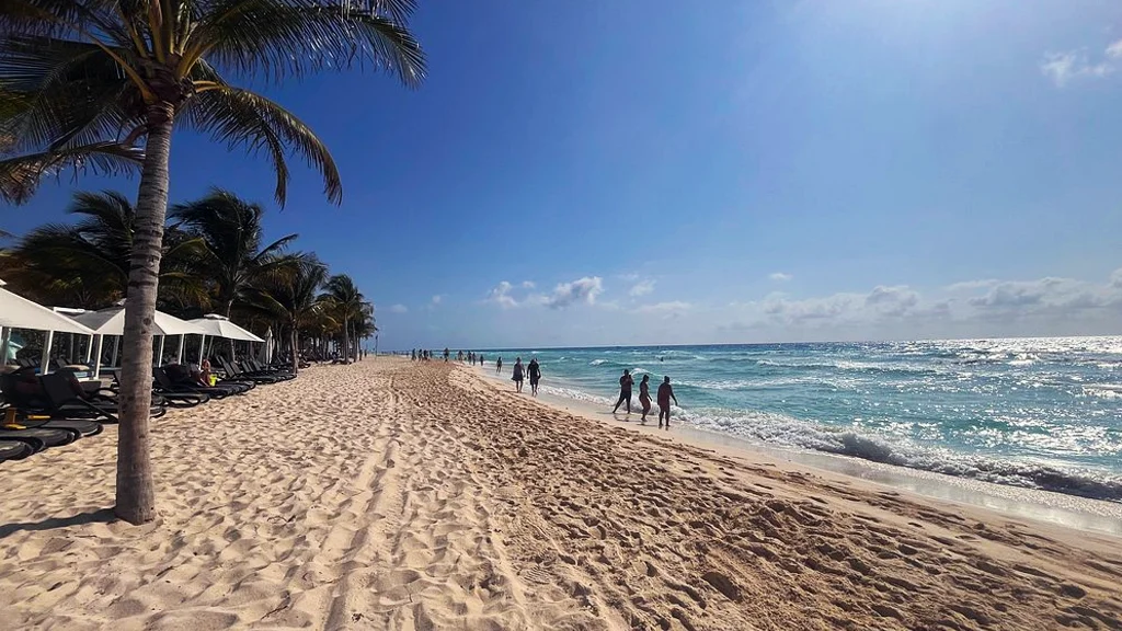 Playacar Beach is easy to reach and works well for both quick stops and longer stays.